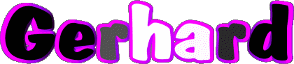 Gerhard G Mann - Deutschland Vorname 