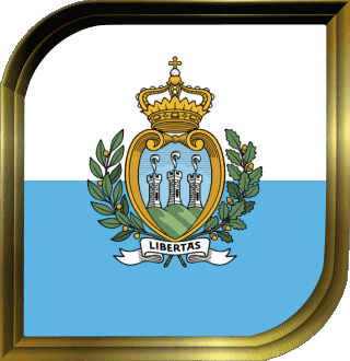 Plaza San Marino Europa Fahnen 