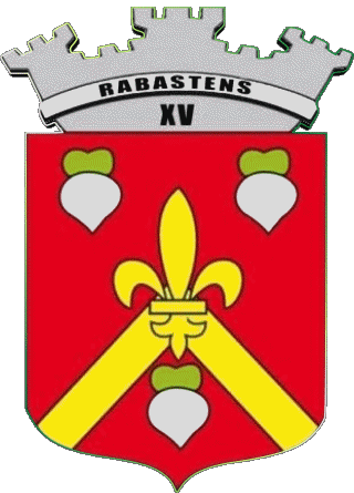Rabastens XV Dept 65 Rugby Club France Logo Sports 