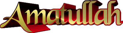 Amatullah A FEMENINO - Magreb Musulmán Nombre 