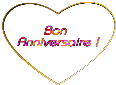001 Coeur Bon Anniversaire Francese Messagi 