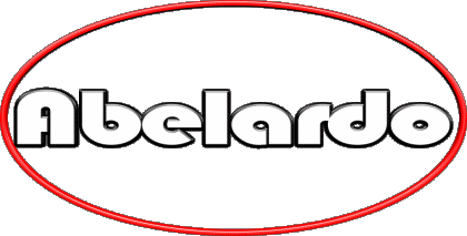 Abelardo A MASCULINE - Spain First Names 