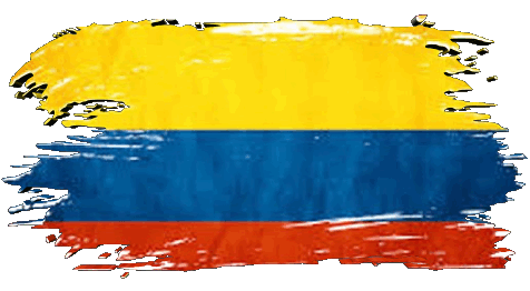 Rectangle Colombie Amériques Drapeaux 