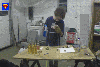 Serie 01 Play with fire PEOPLE Humor -  Fun 