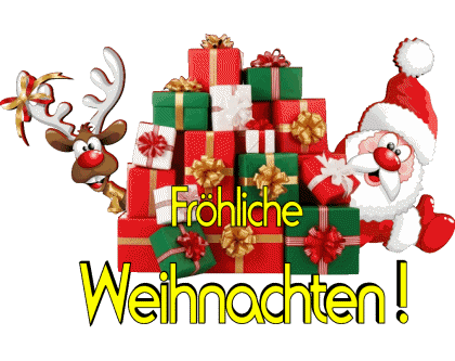 Serie 13 Fröhliche  Weihnachten German Messages 