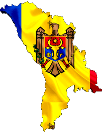 Map Moldova Europe Flags 
