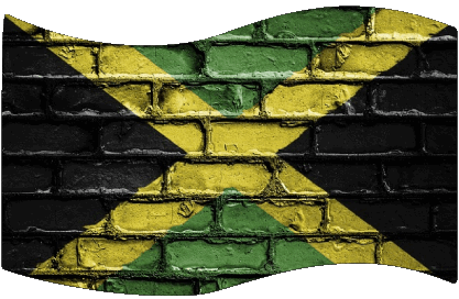Rectangle Jamaica America Flags 
