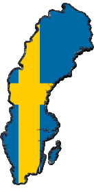 Karte Wildleder Europa Fahnen 