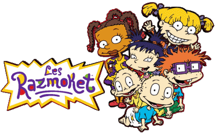 Logotipo Francés Rugrats Dibujos animados TV Peliculas Multimedia 