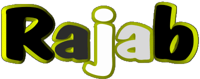 Rajab R MASCULINE - Maghreb Muslim First Names 