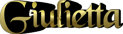 Giulietta G FEMININ - Italie Prénoms 