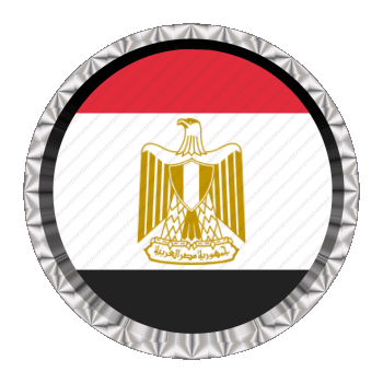 Rond - Anneaux Egypte Afrique Drapeaux 