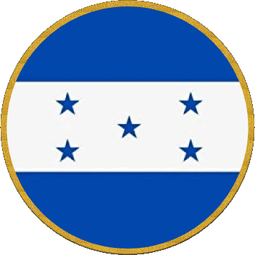 Rond Honduras Amériques Drapeaux 