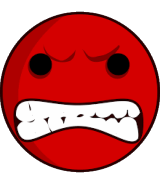 Zorn Emoticons Nachrichten 