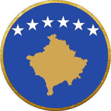 Tondo Kosovo Europa Bandiere 
