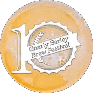 Brew festival Logo 10 Year&#039;s-Brew festival Logo 10 Year&#039;s Gnarly Barley USA Bier Getränke 