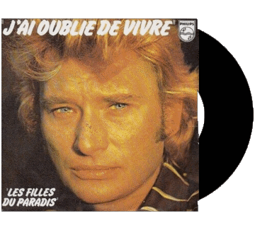 J&#039;ai oublier de vivre - Les filles du paradis-J&#039;ai oublier de vivre - Les filles du paradis Johnny Hallyday 70' Frankreich-Zusammenstellung Musik Multimedia 