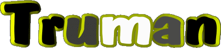 Truman T MASCULINE -  UK - USA - IRL - AUS - NZ First Names 