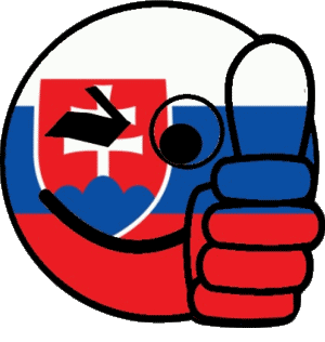 Smiley - OK Slovakia Europe Flags 