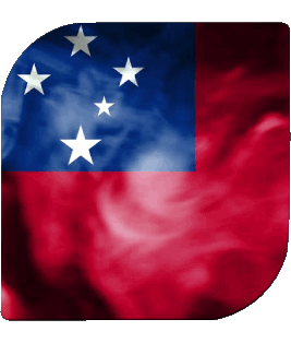 Platz Samoa Ozeanien Fahnen 