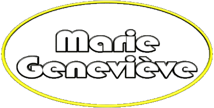 Marie Geneviève M Zusammengesetzter WEIBLICH - Frankreich Vorname 