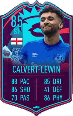 Dominic Calvert-Lewin Angleterre F I F A - Joueurs Cartes Jeux Vidéo Multi Média 
