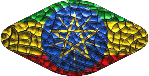 Ovale 02 Ethiopie Afrique Drapeaux 