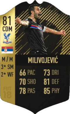 Luka Milivojevic Serbia F I F A - Jugadores  cartas Vídeo Juegos Multimedia 