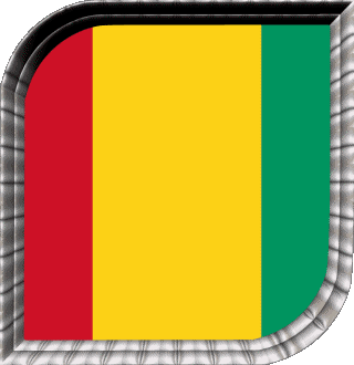 Carré Guinée Afrique Drapeaux 