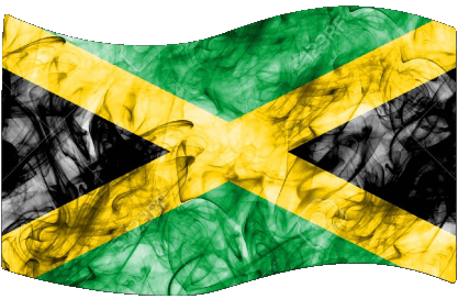 Rectangle Jamaica America Flags 