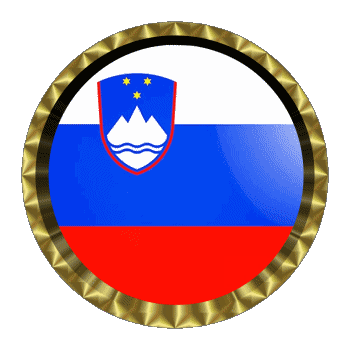 Rotondo - Anelli Slovenia Europa Bandiere 