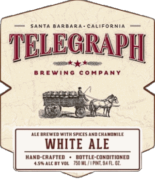 White ale-White ale Telegraph Brewing USA Cervezas Bebidas 