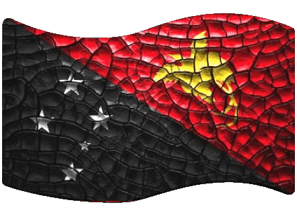 Rechteck Papua Neu-Guinea Ozeanien Fahnen 