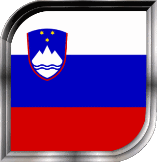 Carré Slovénie Europe Drapeaux 