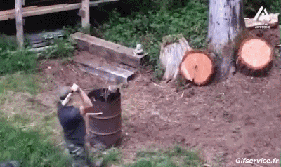 Serie 01 Lanzamiento de hacha GENTE Humor - Fun 