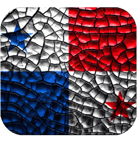 Platz Panama Amerika Fahnen 