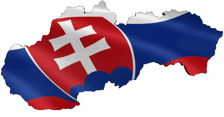Map Slovakia Europe Flags 
