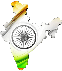 Map India Asia Flags 