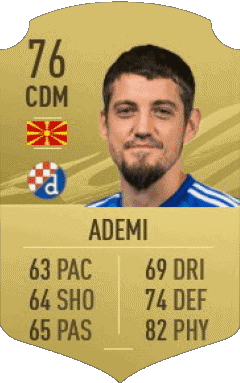 Arijan Ademi Macedonia F I F A - Jugadores  cartas Vídeo Juegos Multimedia 