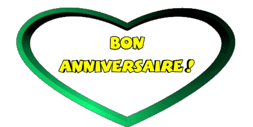 002 Coeur Bon Anniversaire Francese Messagi 