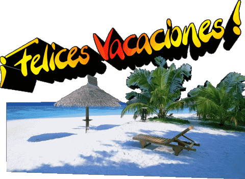 28 Sfondo trasparente Felices Vacaciones Spagnolo Messagi 