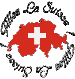 Carte - Drapeau Allez La Suisse Français Messages 