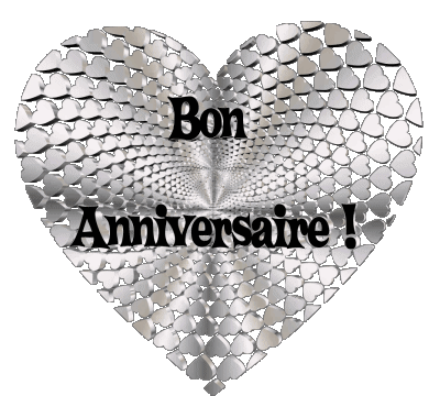 012 Coeur Bon Anniversaire Französisch Nachrichten 