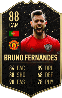 Bruno Fernandes Portugal F I F A - Karten Spieler Videospiele Multimedia 