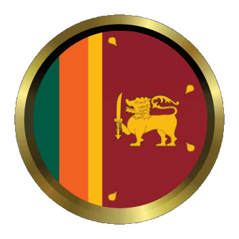 Round - Rings Sri Lanka Asia Flags 