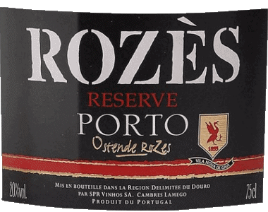Reserve-Reserve Rozès Porto Drinks 