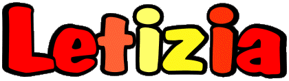 Letizia L WEIBLICH - Italien Vorname 