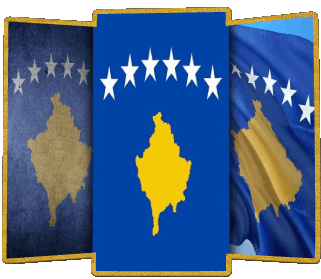 Forma Kosovo Europa Banderas 