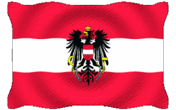 Ondulation Autriche Europe Drapeaux 