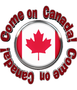 Map - Flag Come on Canada Inglese Messagi 